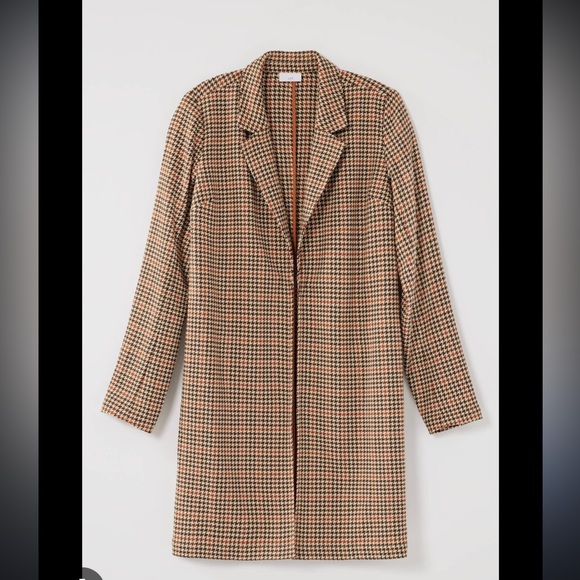 J. Jill Jackets & Blazers - J.Jill Sonoma Houndstooth Duster Women’s Size XS